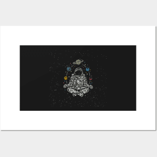 Space meditation Posters and Art